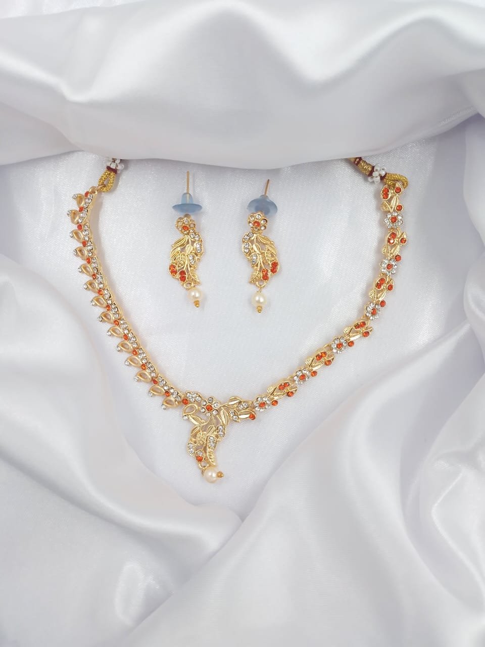 premium quality matte finish necklace set