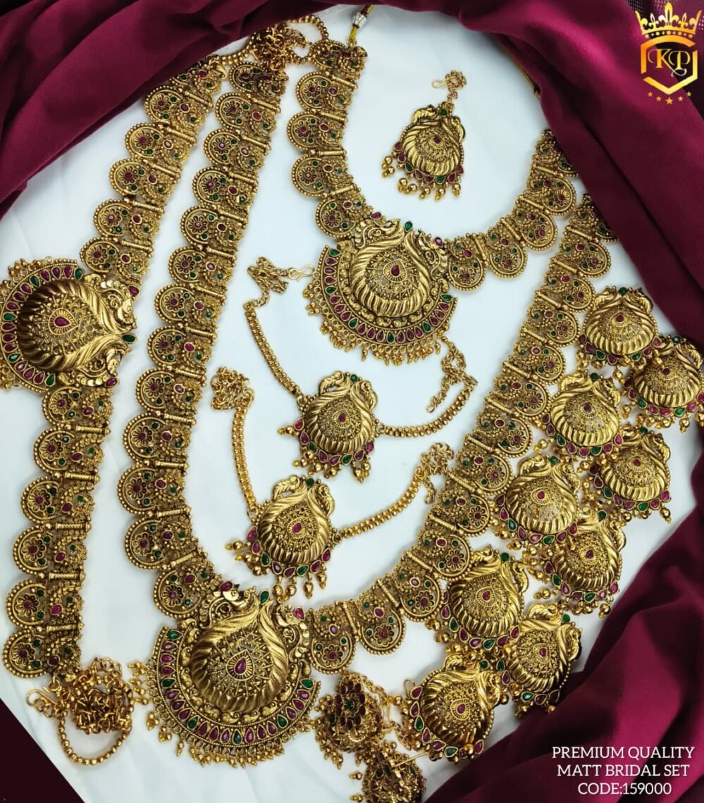 premium quality matte finish bridal set