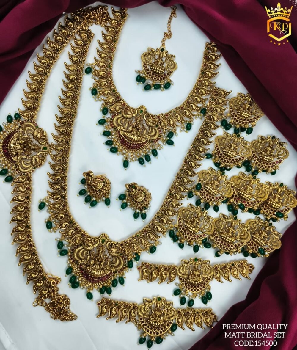 premium quality matte finish bridal set